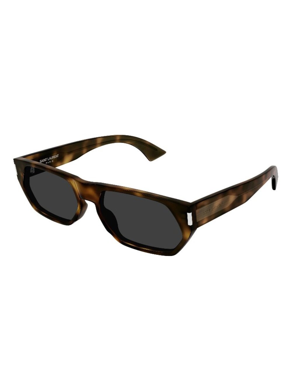 New Saint Laurent Men's Sunglasses Havana Grey Lens Acetate Frame SL 898 003 59